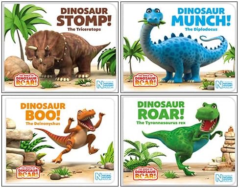 The World of Dinosaur Roar Series Books 5 - 8 Collection Set by